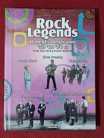 Rock Legends 50 60 70 Ed Sullivan show 4 libro+DVD