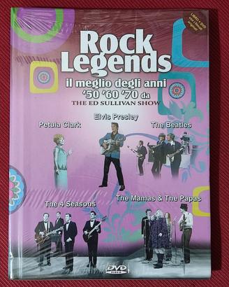 Rock Legends 50 60 70 Ed Sullivan show 4 libro+DVD