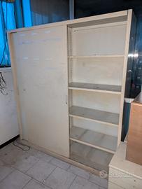 Armadio porta documenti in ferro ante scorrevli