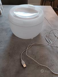 Fontana per animali, 2,5 litri con led