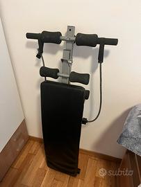 Panchina per palestra in casa multiuso