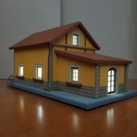 Casa di campagna 1:87 per plastico ferroviario 