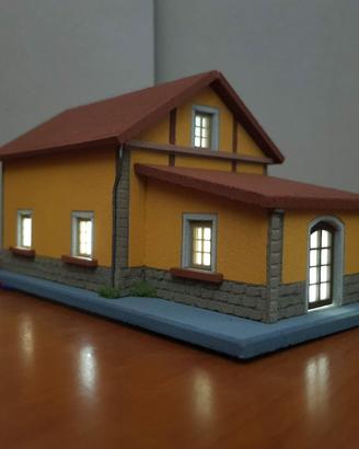 Casa di campagna 1:87 per plastico ferroviario 