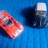 Modelli Ferrari Mebetoys e Volkswagen Polistil