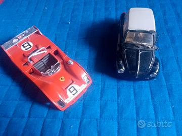 Modelli Ferrari Mebetoys e Volkswagen Polistil