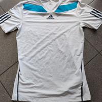 T-shirt adidas tennis bianca