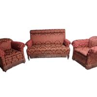 Set salotto vintage in stile ottocentesco