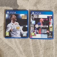 Fifa 18 e Fifa 21 playstation 4
