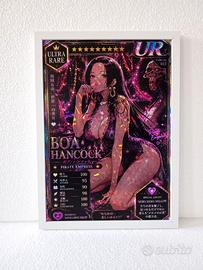One piece Boa Hancock anime poster con cornice