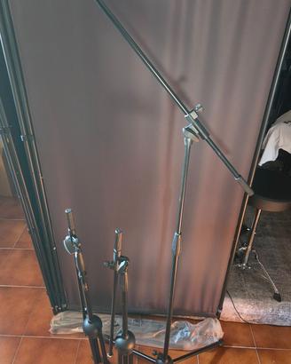Aste microfono a giraffa Soundsation SM-70 4 pezzi