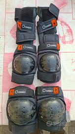  Pattini in linea + Casco + Protezioni