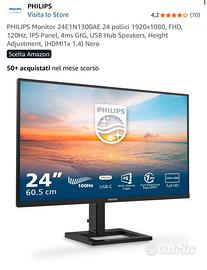 Monitor 24 pollici Philips