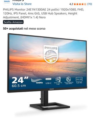 Monitor 24 pollici Philips