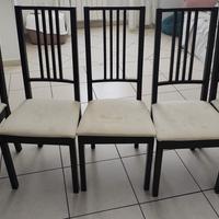 6 sedie sla da pranzo 