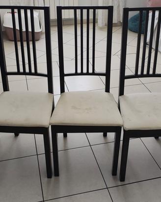 6 sedie sla da pranzo 