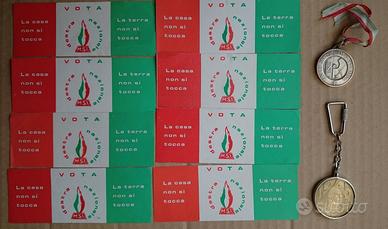 2 medaglie d'epoca commemorative