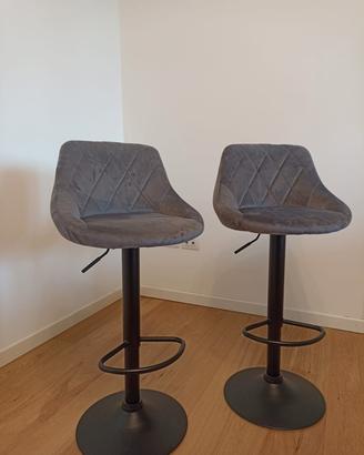 Sgabelli cucina grigi