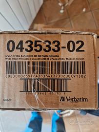 DVD  Printable -R Verbatin 200 pz