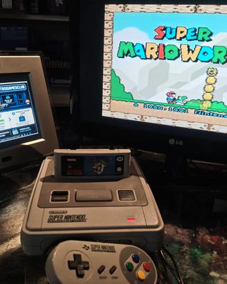 Console Super Nintendo SNES PAL  Super Mario World