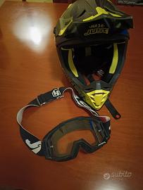 casco Just 1  j 38  mask più occhiali Just 