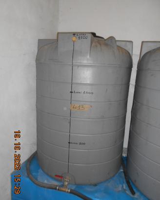 Serbatoio polietiline 1500 litri