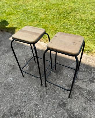 Coppia sgabelli stile industriale Maison Du Monde