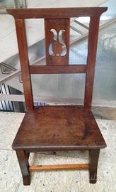 Inginocchiatoio antico 86x30x42