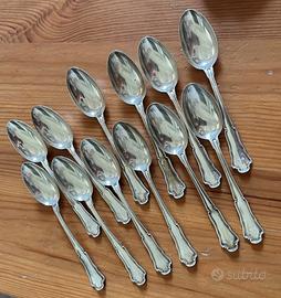 12 cucchiaini in Argento - XX secolo