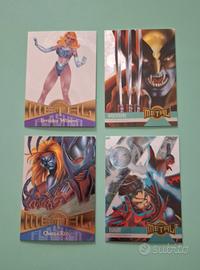 Trading cards Marvel Metal Silver Flasher lotto