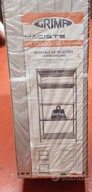 Tre scaffali MACISTE ad incastro in metallo