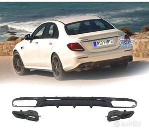 DIFFUSORE MERCEDES W213 16-20 LOOK E63 TERMINALI D