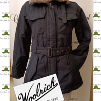 WOOLRICH GIUBBOTTO PARKA DONNAnero collo pelliccia