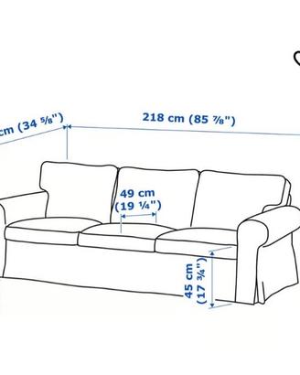 Divano 3 posti Ikea
