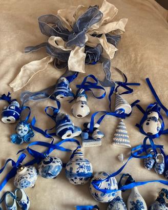 Collezione palle di Natale ceramica di  Delft