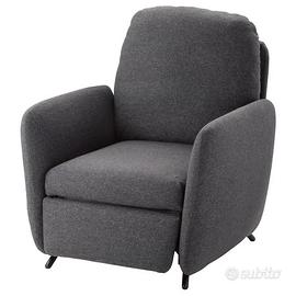 Poltrona reclinabile IKEA EKOLSUND grigia