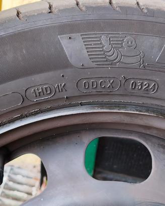 4 cerchi  da 16 Peugeot 208 + punmatici 195/55/16