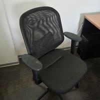 Sedia ufficio con rotelle e schienale traspirante