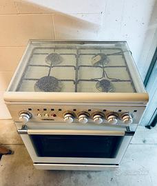CUCINA A GAS BIANCA LA GERMANIA