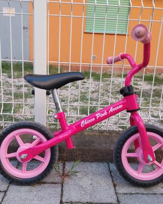 Bicicletta senza pedali Pink Arrow Chicco