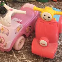 macchinine cavalcabili primi passi