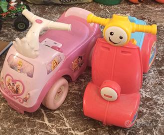 macchinine cavalcabili primi passi