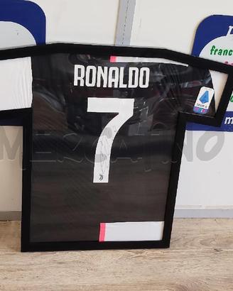 MAGLIA CALCIO JUVENTUS AUTOGRAFATA CRISTIANO RONAL