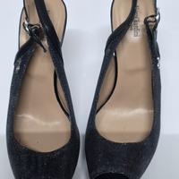 Nero Giardini Sandali Neri/Argento Tg. 36