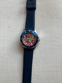 Orologio con quadrante dipinto a mano