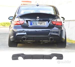 DIFFUSORE BMW E90 E91 LOOK M PERFORMANCE NERO LUCI