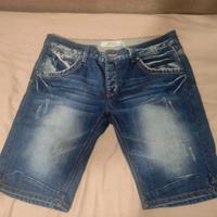 Jeans ripped denim pantaloncino ADSL bermuda