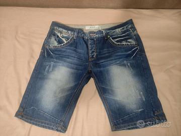 Jeans ripped denim pantaloncino ADSL bermuda