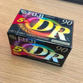Audio cassette Fuji DR90 Pack 5 pz.