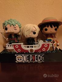One Piece Kinder Sorpresa  Zoro Luffy Sanji Nave 