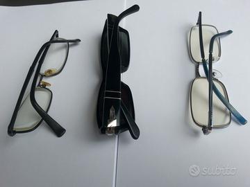 Lotto 3 paia montature  per occhiali " firmate "